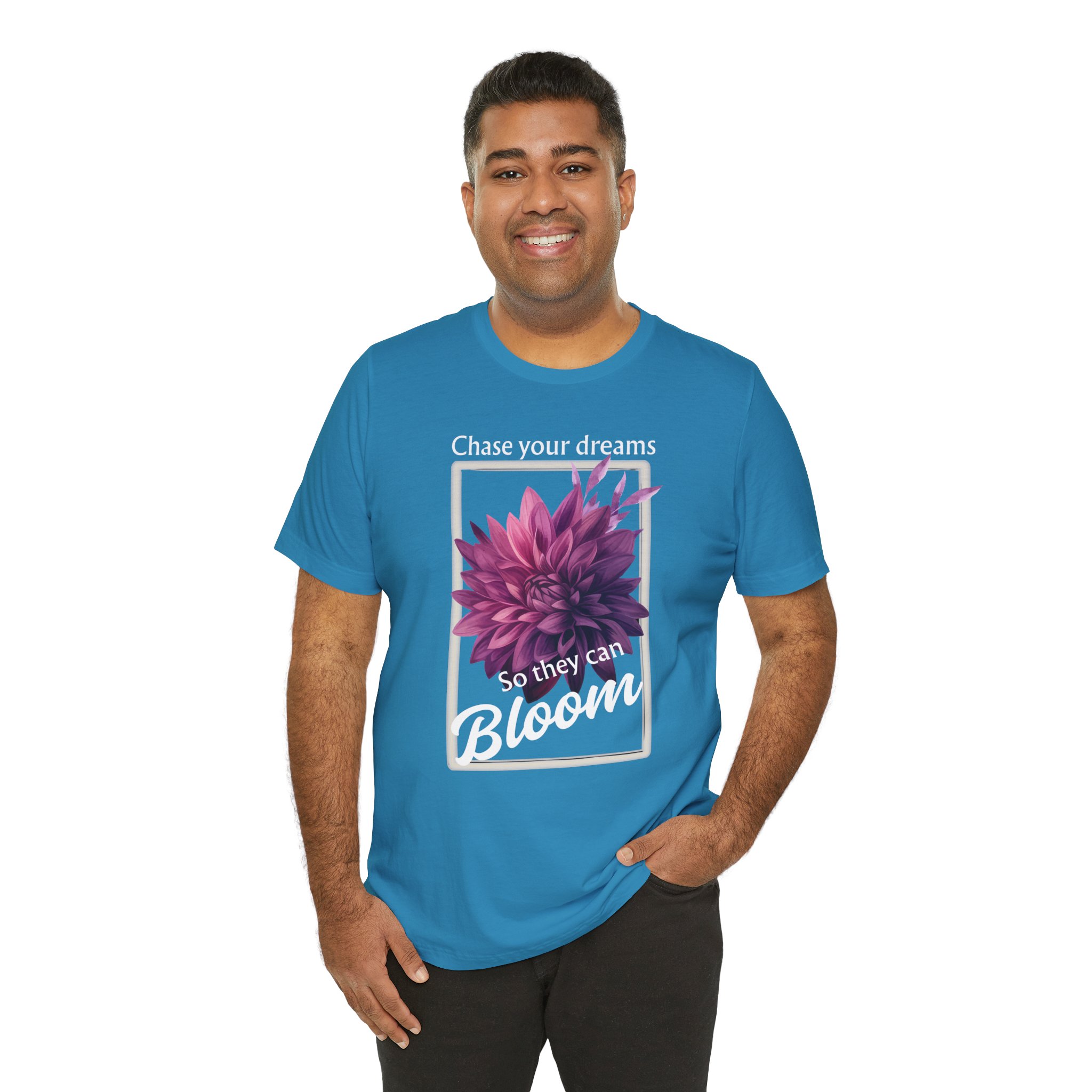 Chase Your Dreams Shirt, Motivational Unisex T-Shirt, Gift for Garden Lovers, Positive Vibes Apparel - Image 32