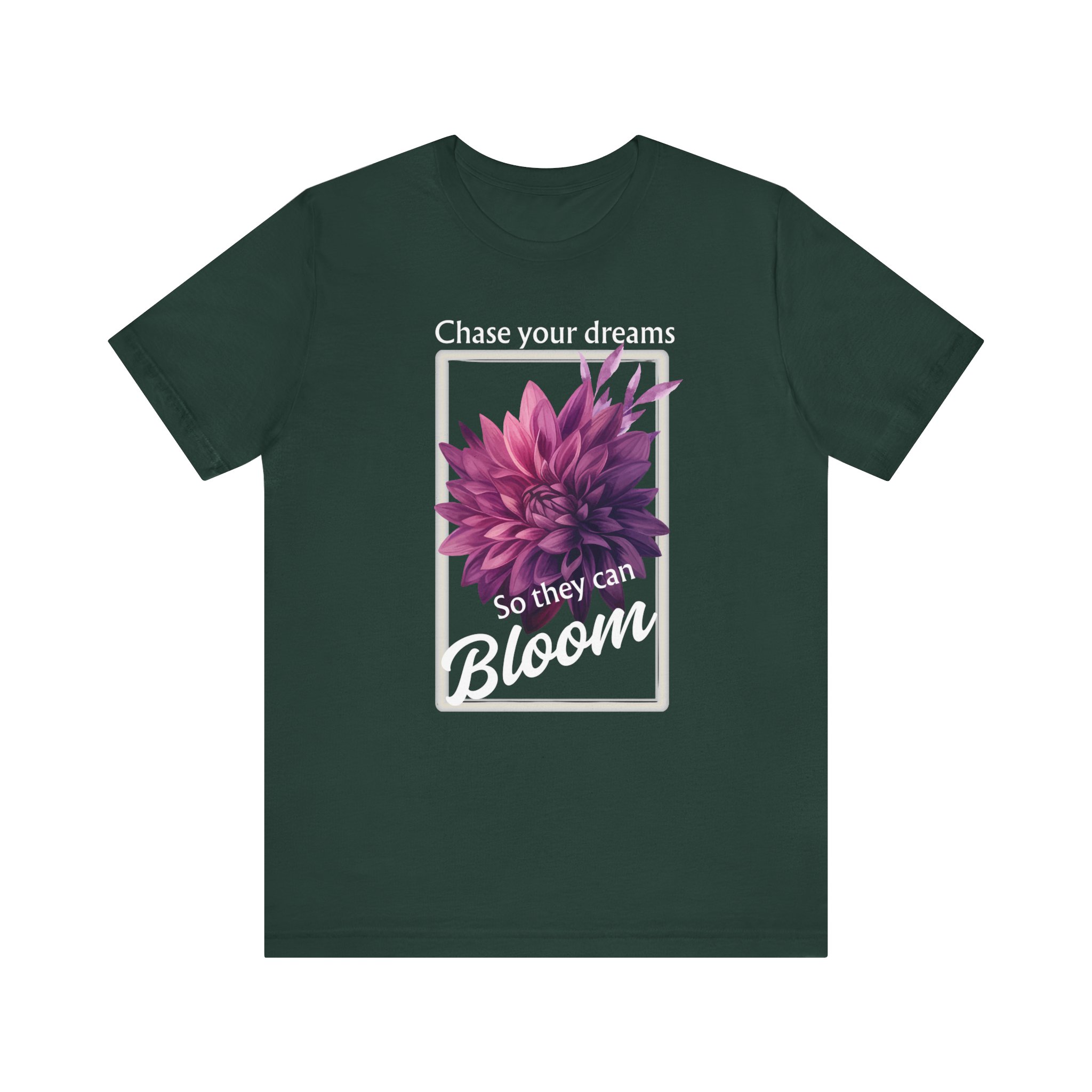 Chase Your Dreams Shirt, Motivational Unisex T-Shirt, Gift for Garden Lovers, Positive Vibes Apparel - Image 25