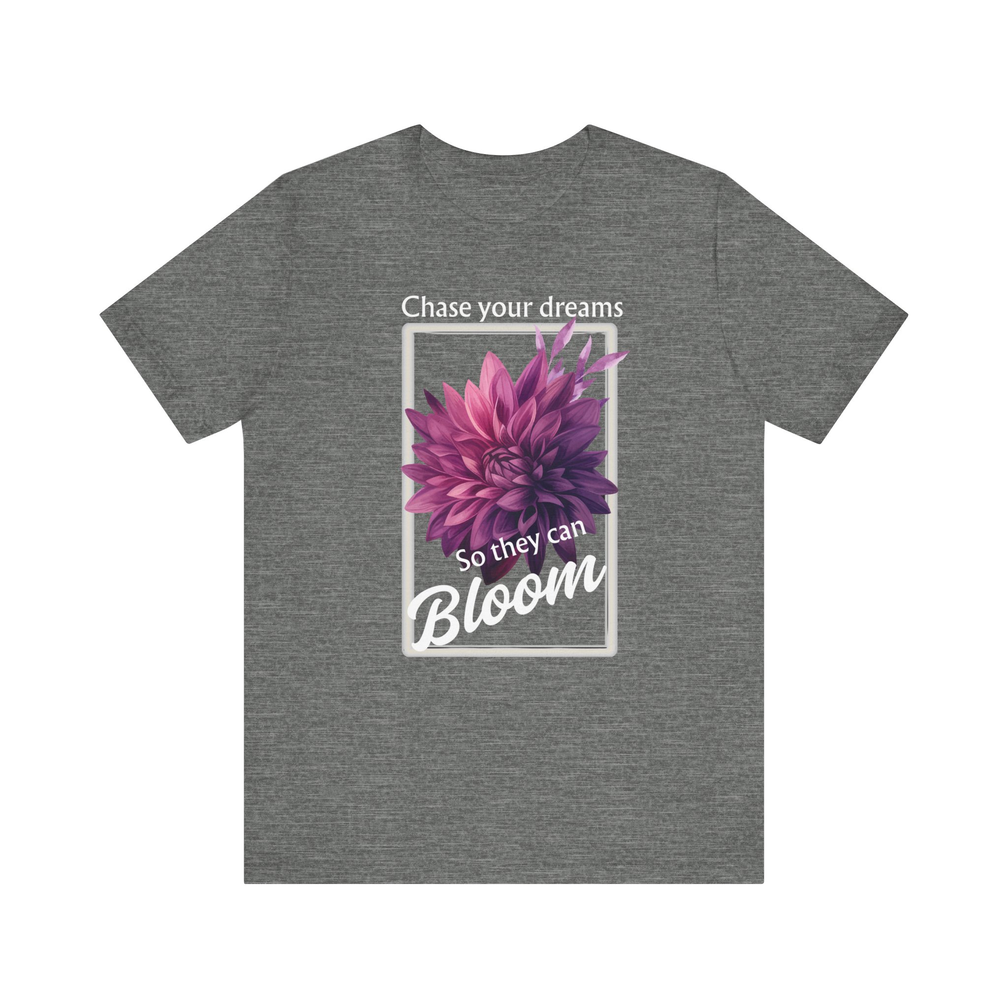 Chase Your Dreams Shirt, Motivational Unisex T-Shirt, Gift for Garden Lovers, Positive Vibes Apparel - Image 9