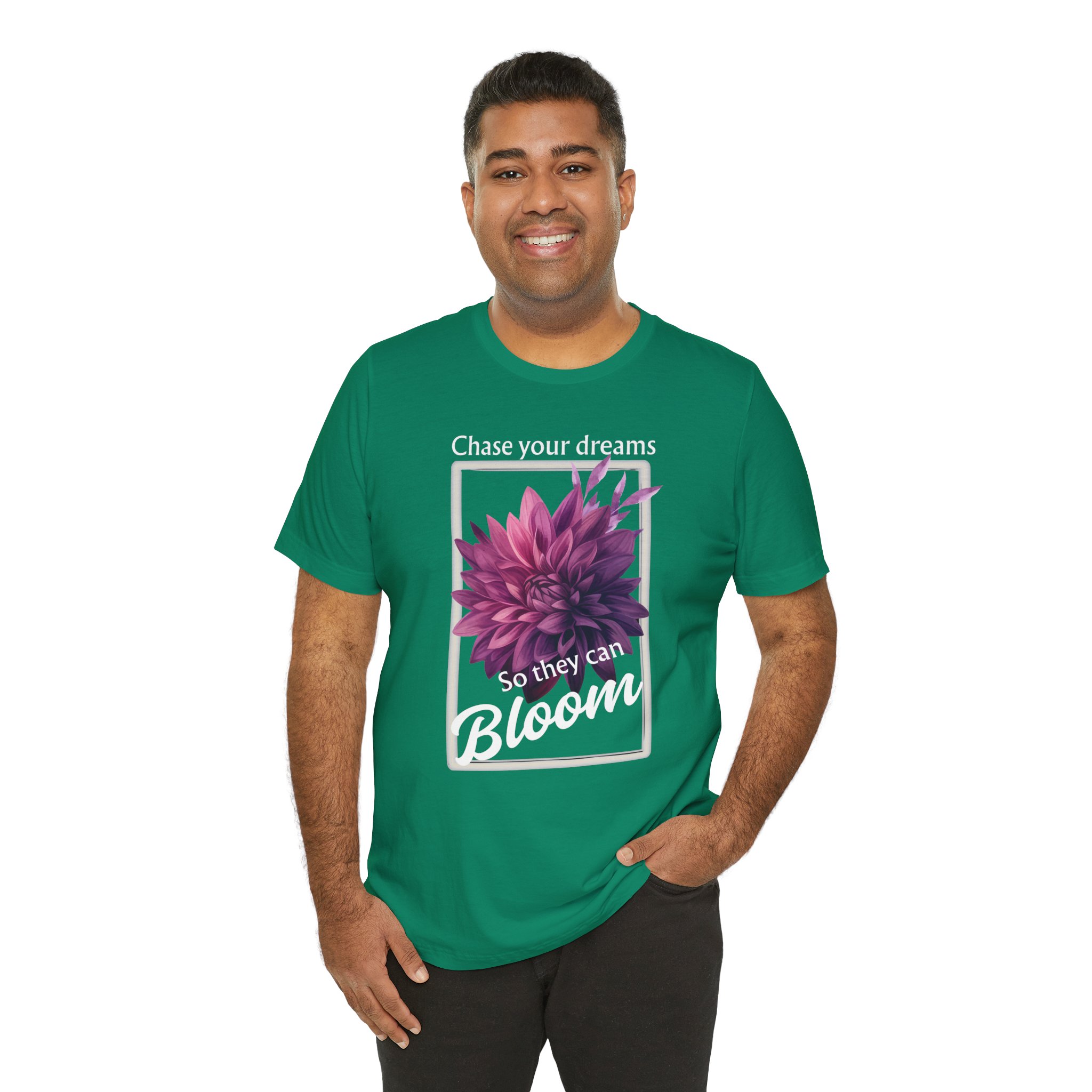 Chase Your Dreams Shirt, Motivational Unisex T-Shirt, Gift for Garden Lovers, Positive Vibes Apparel - Image 24