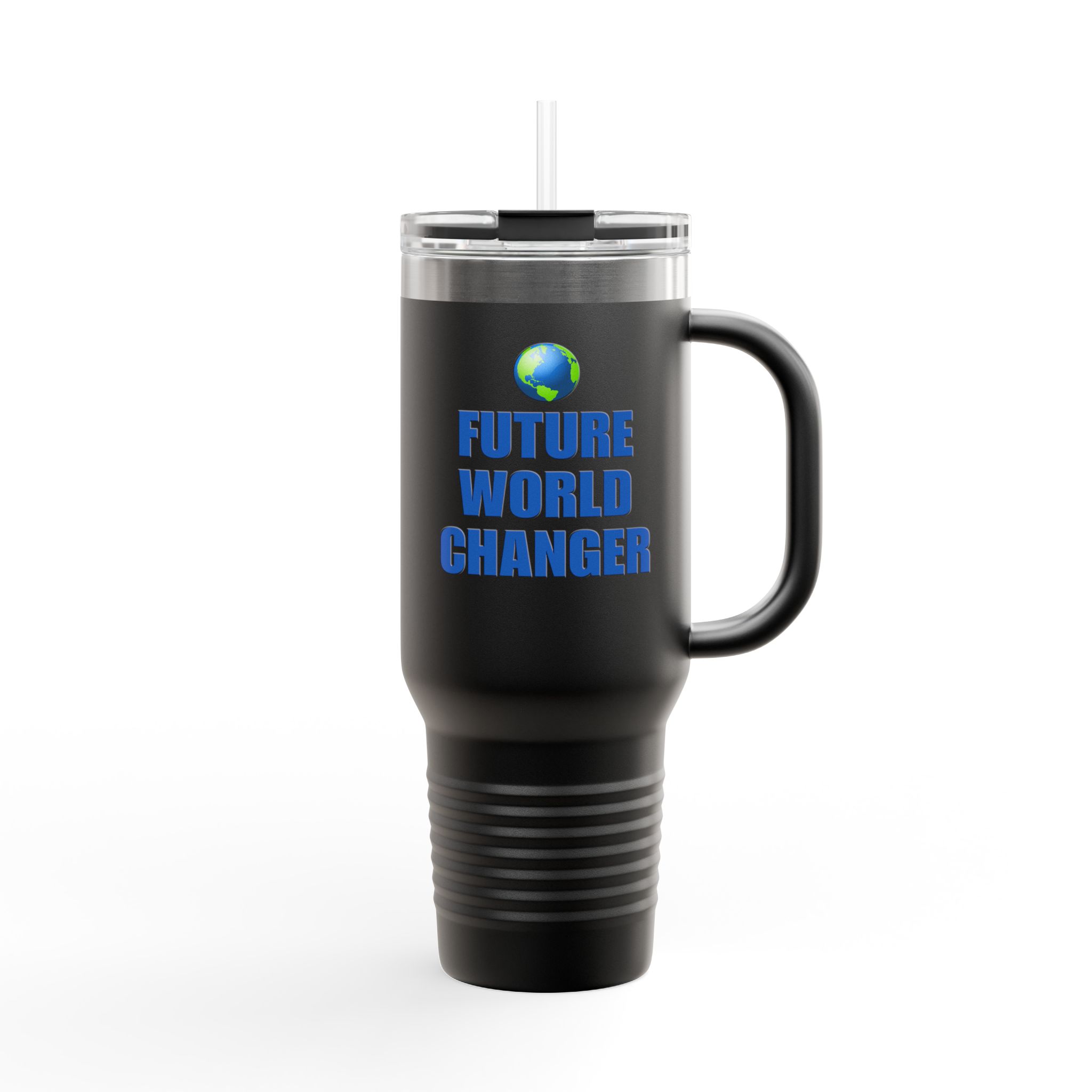 Future World Changer Travel Mug, Motivational Stainless Steel Tumbler, Teacher Student Gift, Environmentalist Drinkware, Insulated Travel - Image 5