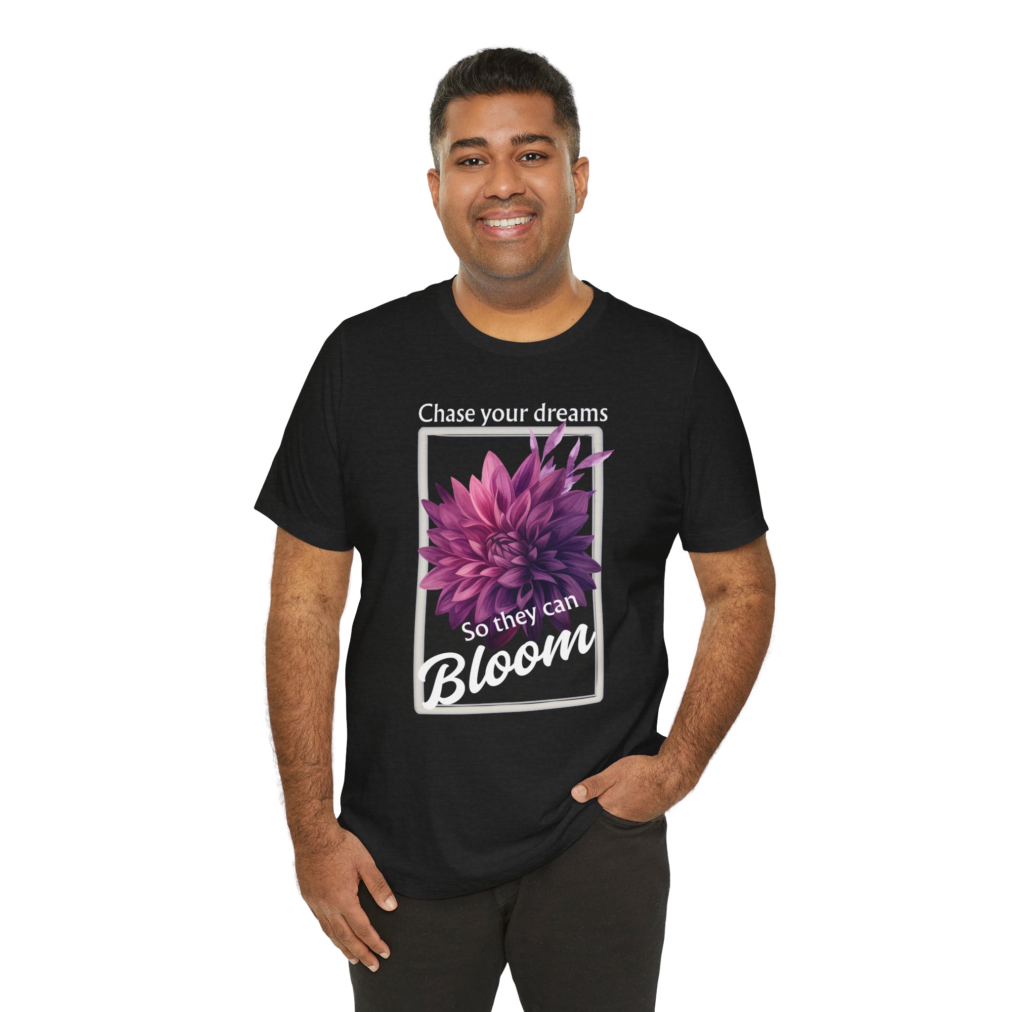Chase Your Dreams Shirt, Motivational Unisex T-Shirt, Gift for Garden Lovers, Positive Vibes Apparel - Image 16