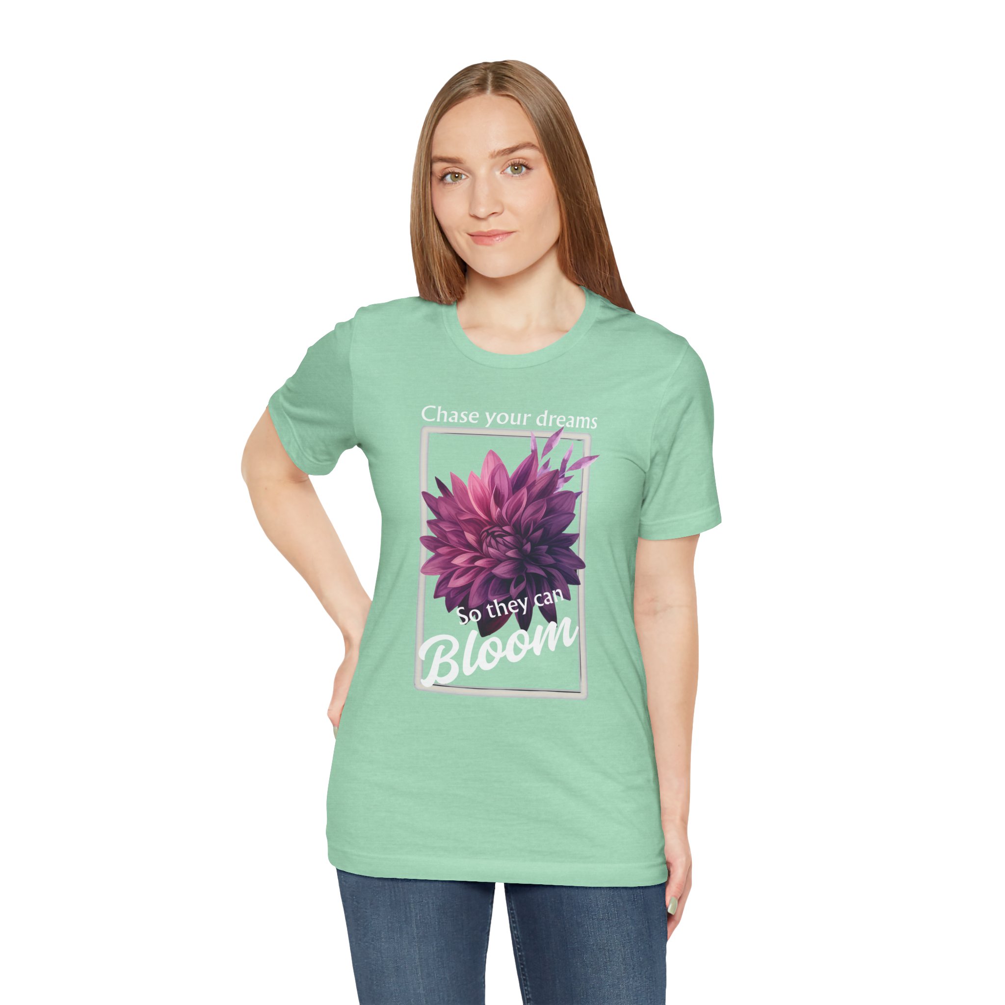 Chase Your Dreams Shirt, Motivational Unisex T-Shirt, Gift for Garden Lovers, Positive Vibes Apparel - Image 19