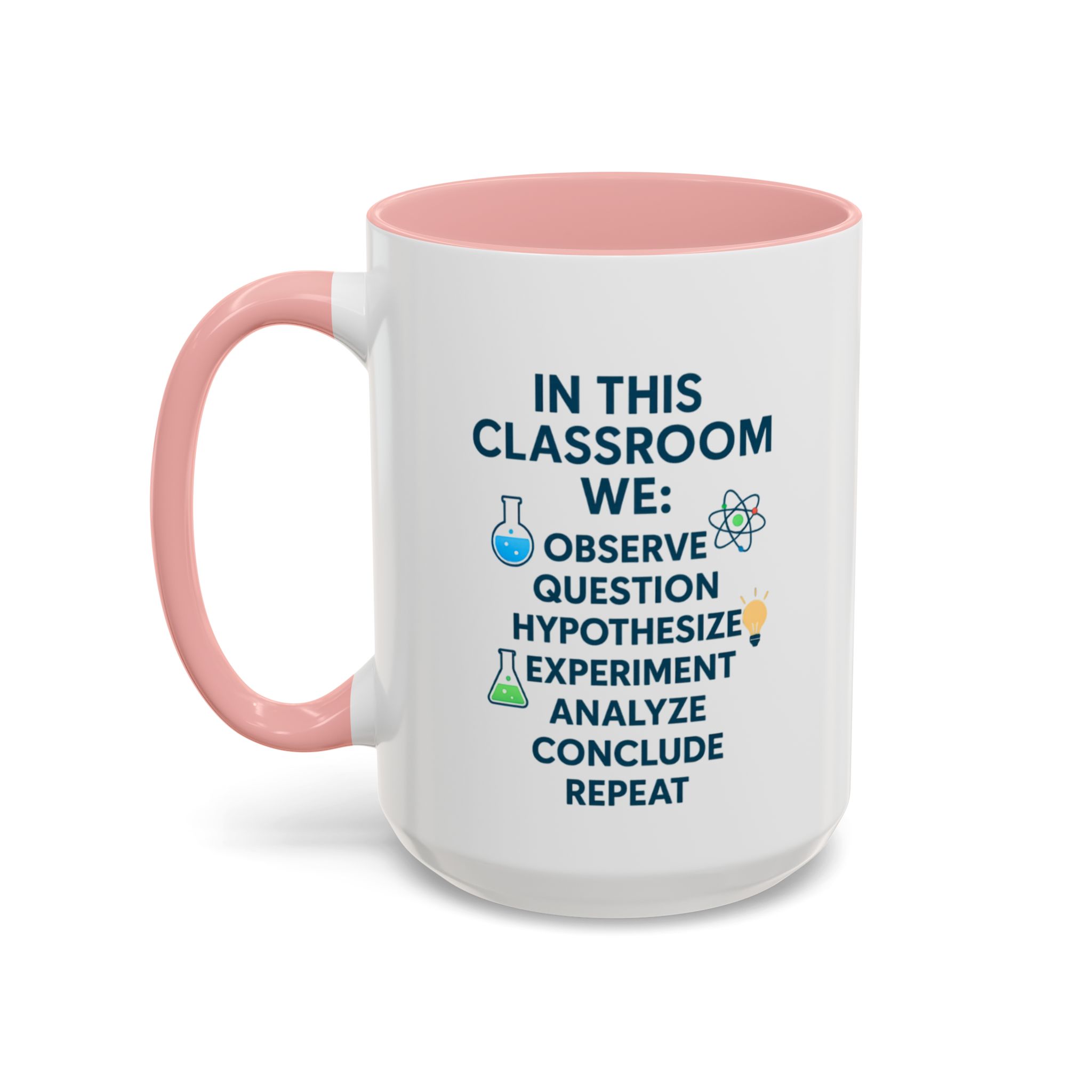Science Teacher Motivational Coffee Mug, STEM Educator Gift, Classroom Vibes, Teacher Appreciation Week, Lab Icons - Image 8