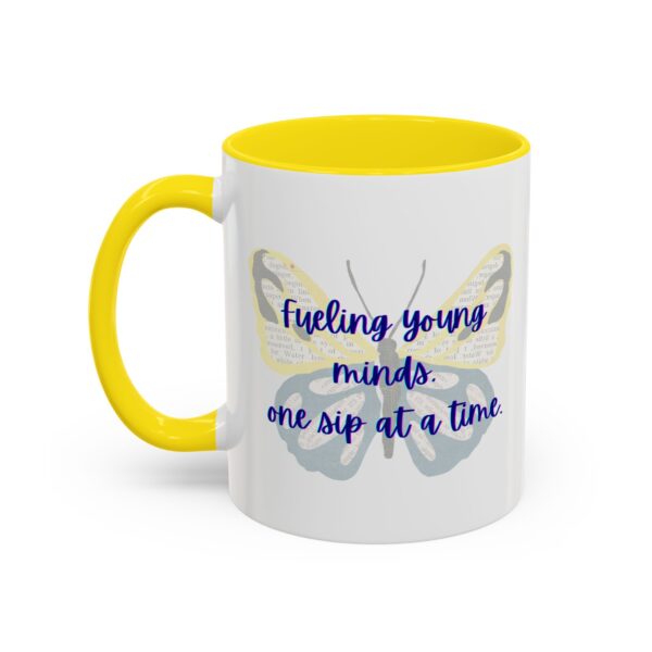 Butterfly Teacher Coffee Mug - Fueling Young Minds One Sip at a Time - Teacher Gift, Teacher Appreciation, Educator Gift, Back to School