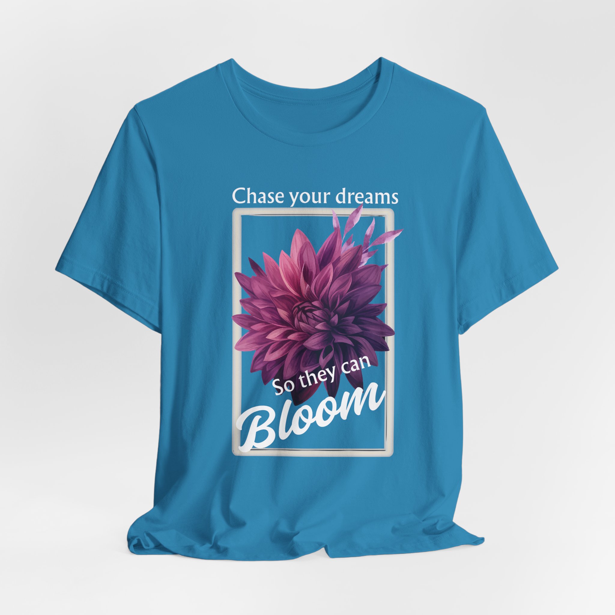 Chase Your Dreams Shirt, Motivational Unisex T-Shirt, Gift for Garden Lovers, Positive Vibes Apparel - Image 30