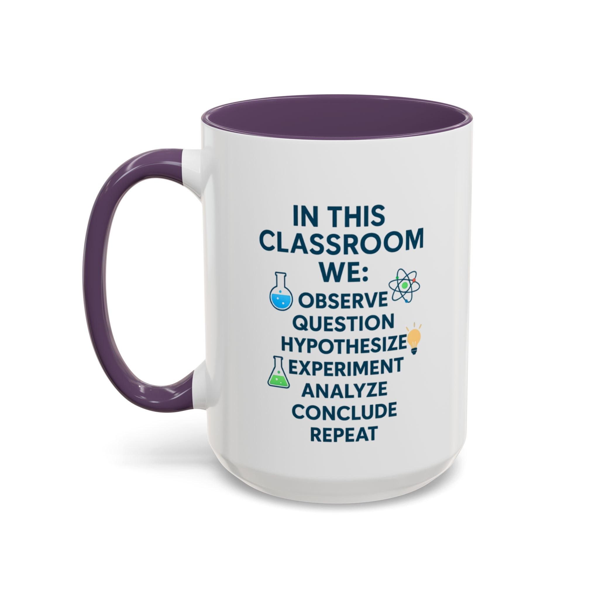 Science Teacher Motivational Coffee Mug, STEM Educator Gift, Classroom Vibes, Teacher Appreciation Week, Lab Icons - Image 15