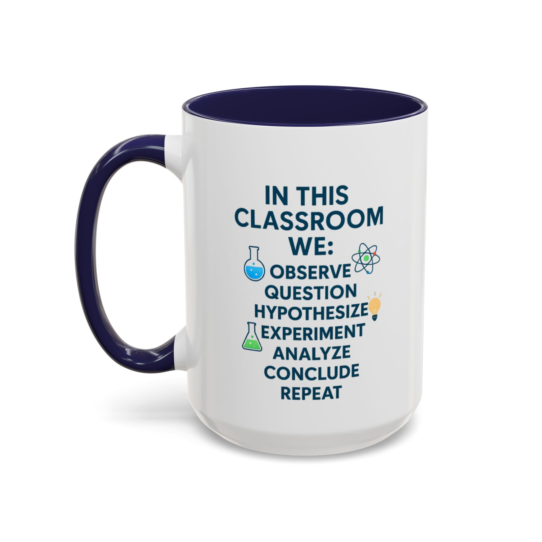 Science Teacher Motivational Coffee Mug, STEM Educator Gift, Classroom Vibes, Teacher Appreciation Week, Lab Icons - Image 7