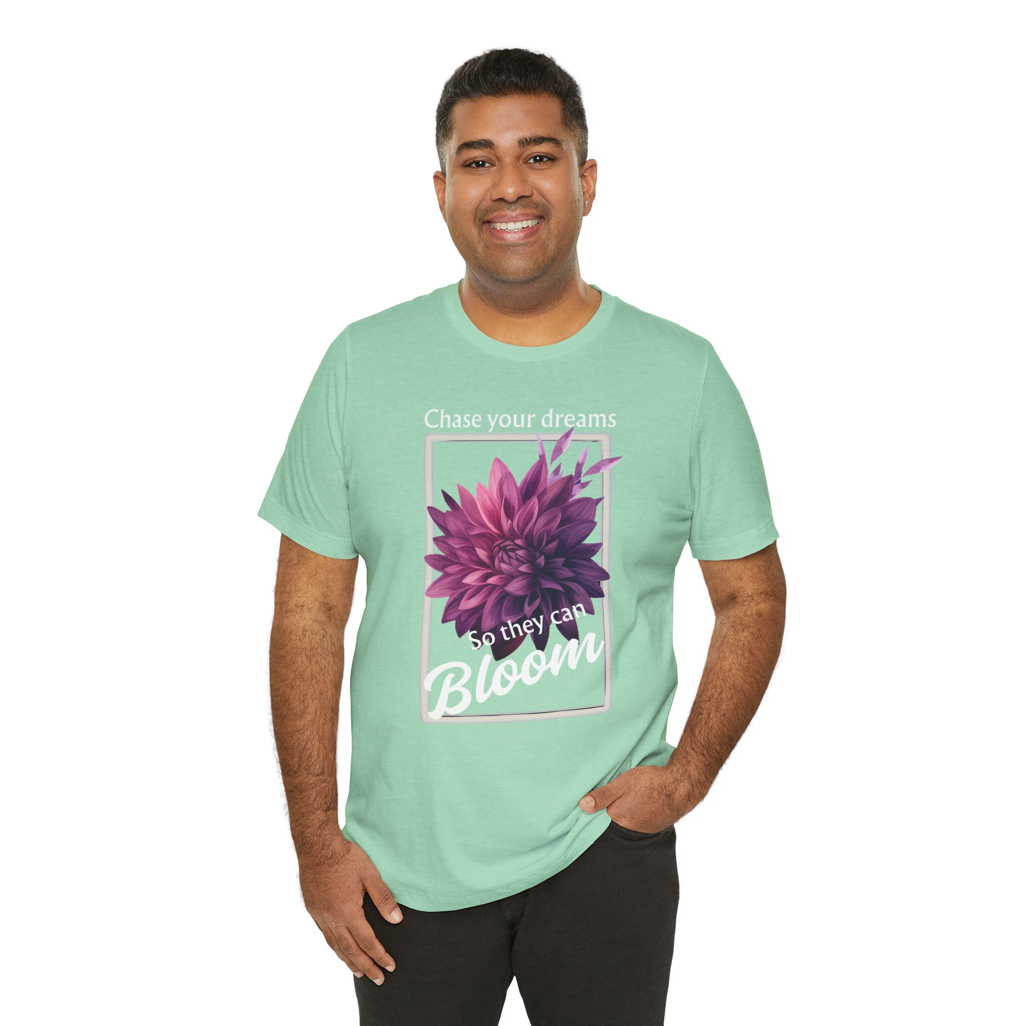 Chase Your Dreams Shirt, Motivational Unisex T-Shirt, Gift for Garden Lovers, Positive Vibes Apparel - Image 20