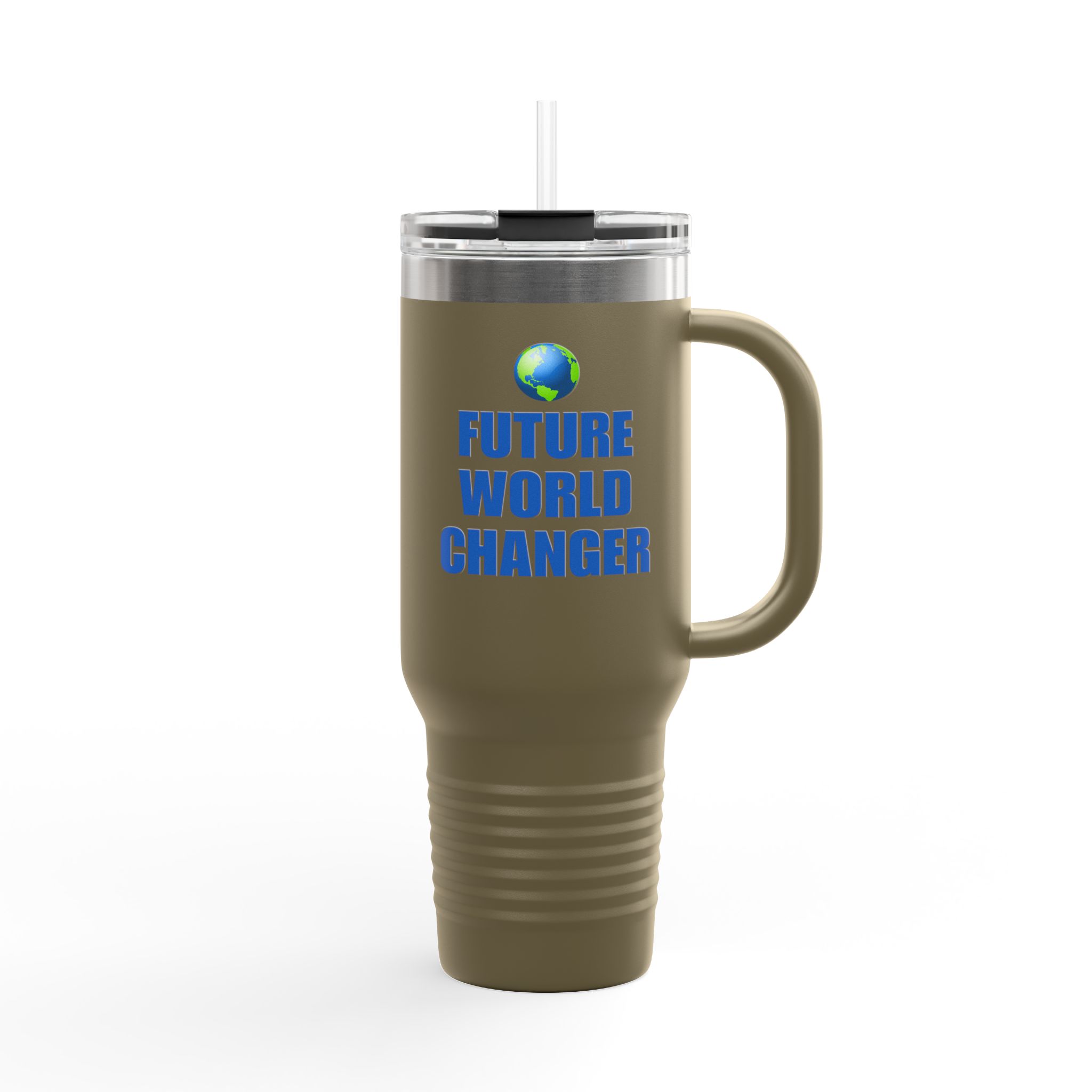 Future World Changer Travel Mug, Motivational Stainless Steel Tumbler, Teacher Student Gift, Environmentalist Drinkware, Insulated Travel - Image 7