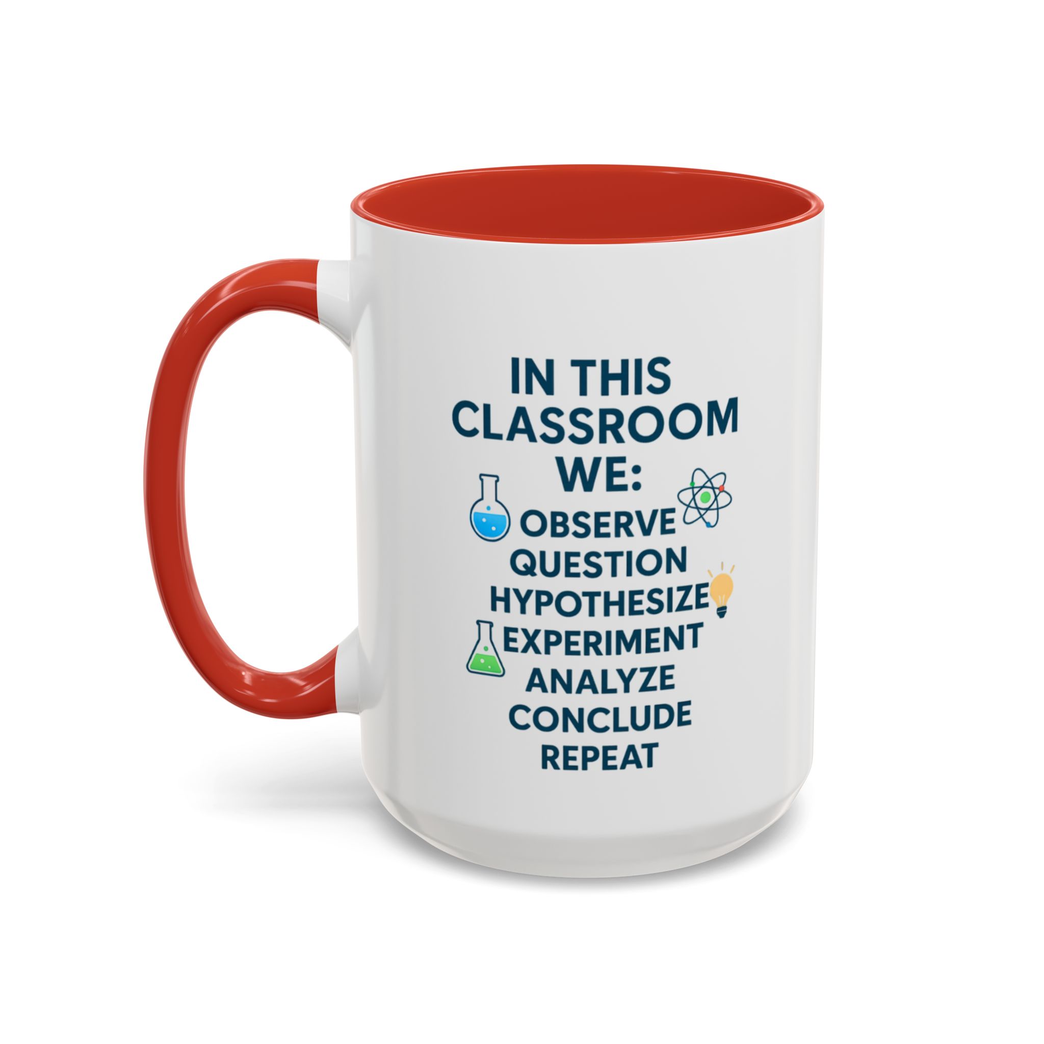 Science Teacher Motivational Coffee Mug, STEM Educator Gift, Classroom Vibes, Teacher Appreciation Week, Lab Icons - Image 9