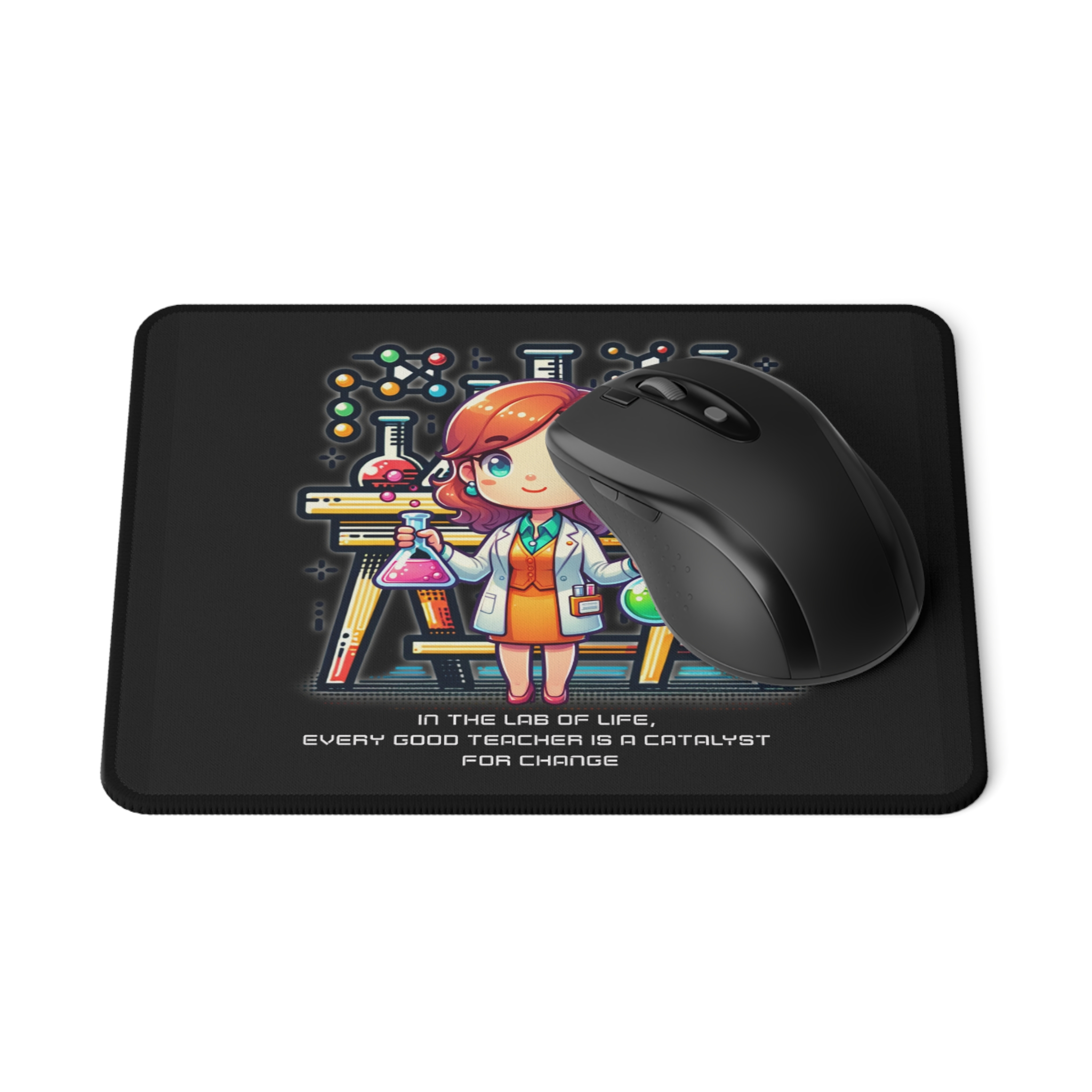 Mouse Pad, Teacher Catalyst for Change Non-Slip Desk Mat for Gamers, Office Supplies, Work From Home Accessories, Computer Accessories, Geek - Image 2