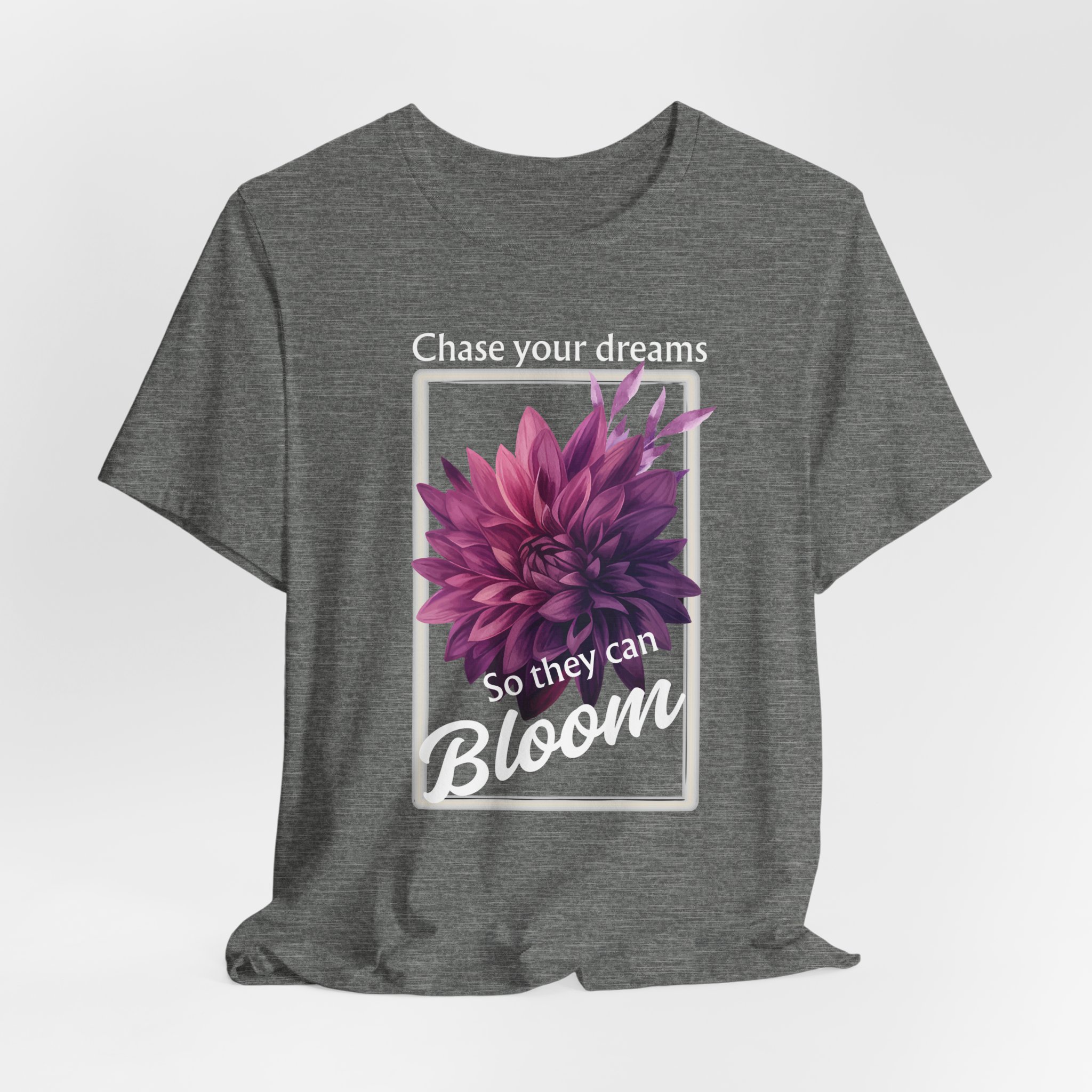 Chase Your Dreams Shirt, Motivational Unisex T-Shirt, Gift for Garden Lovers, Positive Vibes Apparel - Image 10