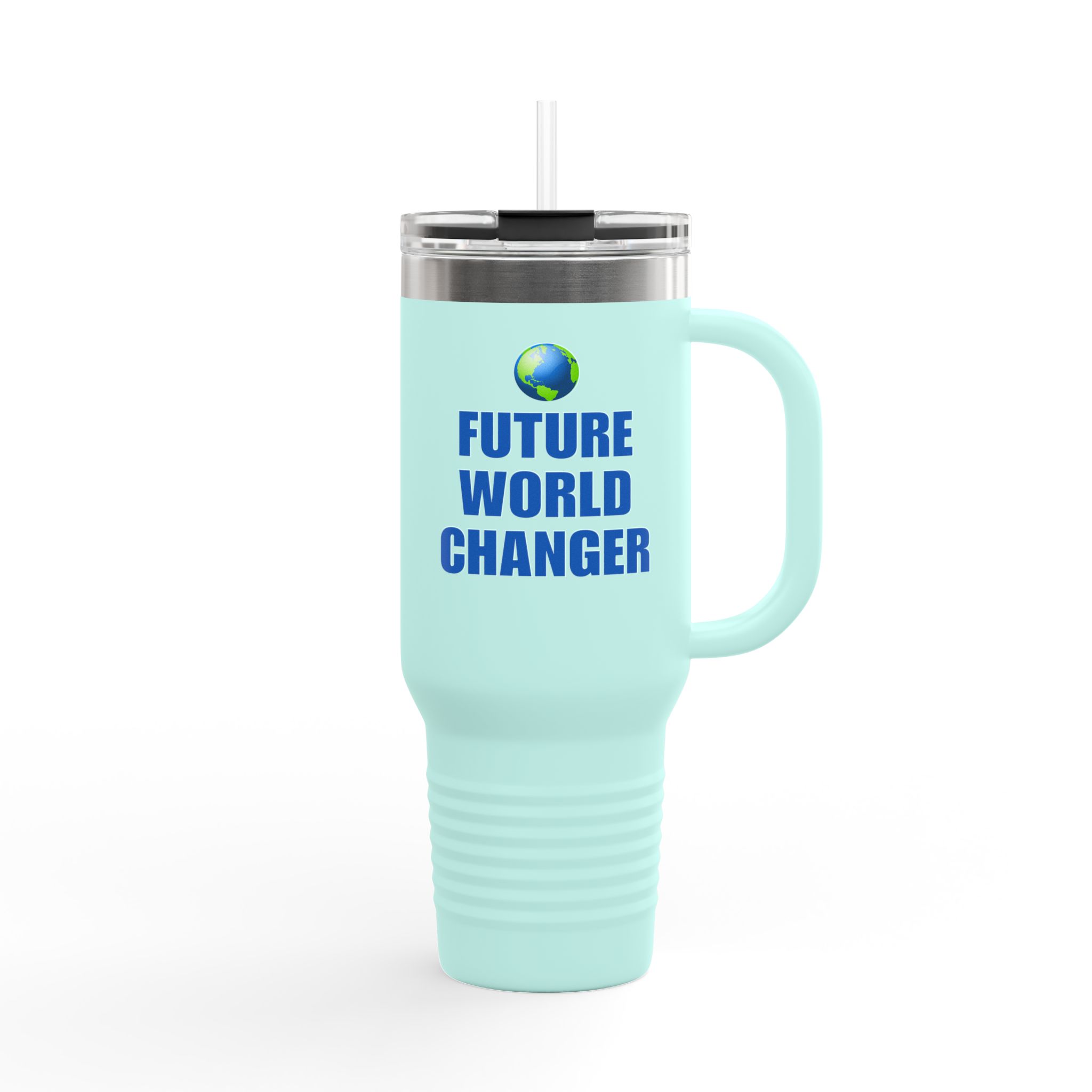 Future World Changer Travel Mug, Motivational Stainless Steel Tumbler, Teacher Student Gift, Environmentalist Drinkware, Insulated Travel - Image 11