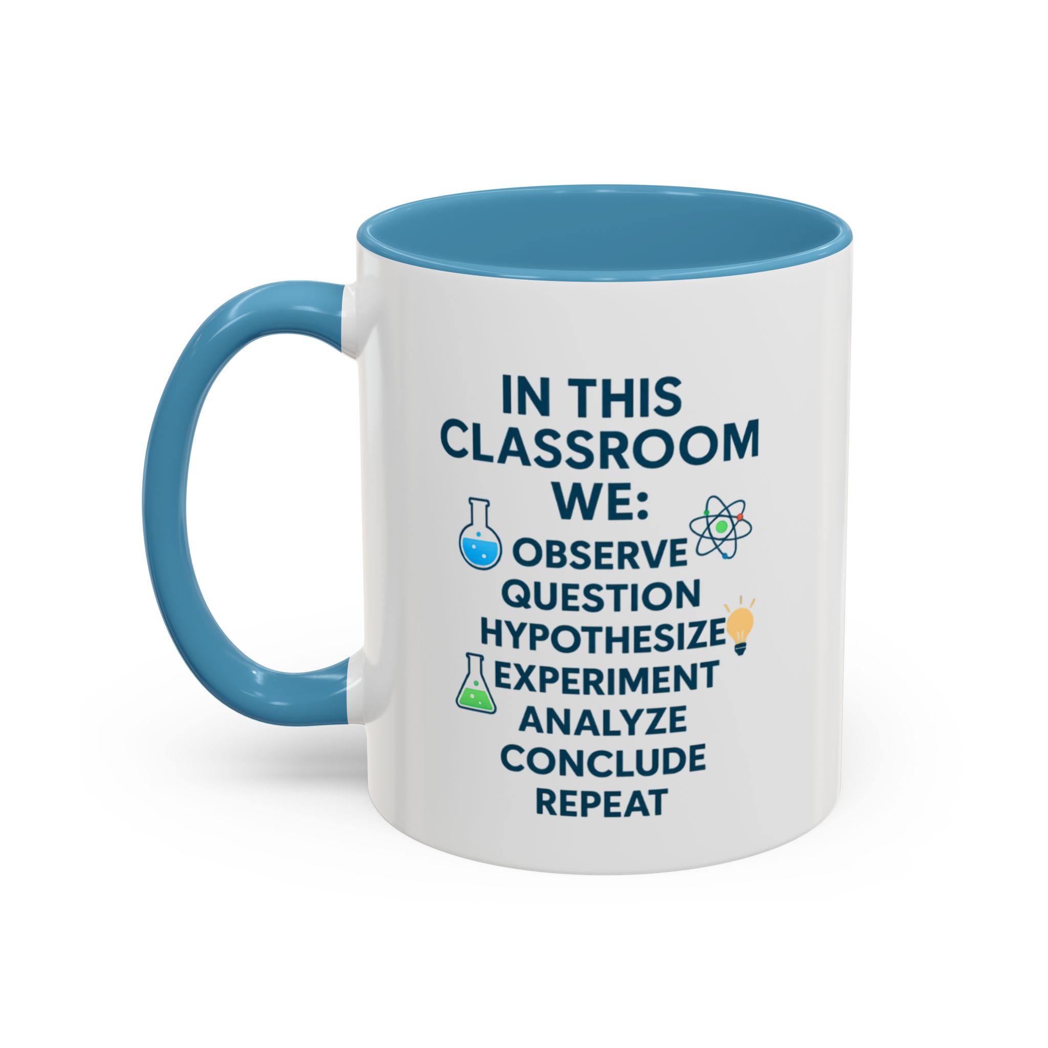 Science Teacher Motivational Coffee Mug, STEM Educator Gift, Classroom Vibes, Teacher Appreciation Week, Lab Icons - Image 10