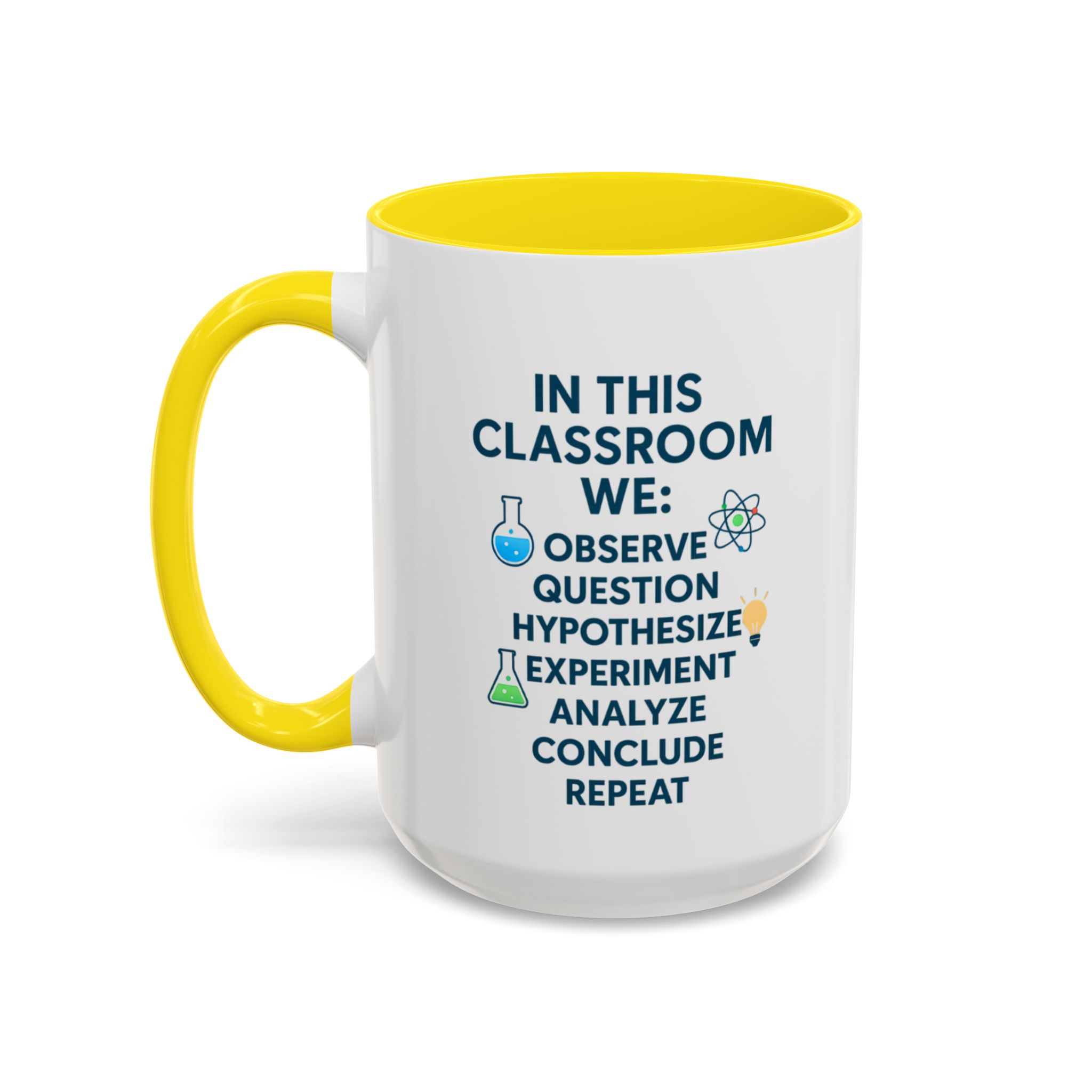 Science Teacher Motivational Coffee Mug, STEM Educator Gift, Classroom Vibes, Teacher Appreciation Week, Lab Icons - Image 16
