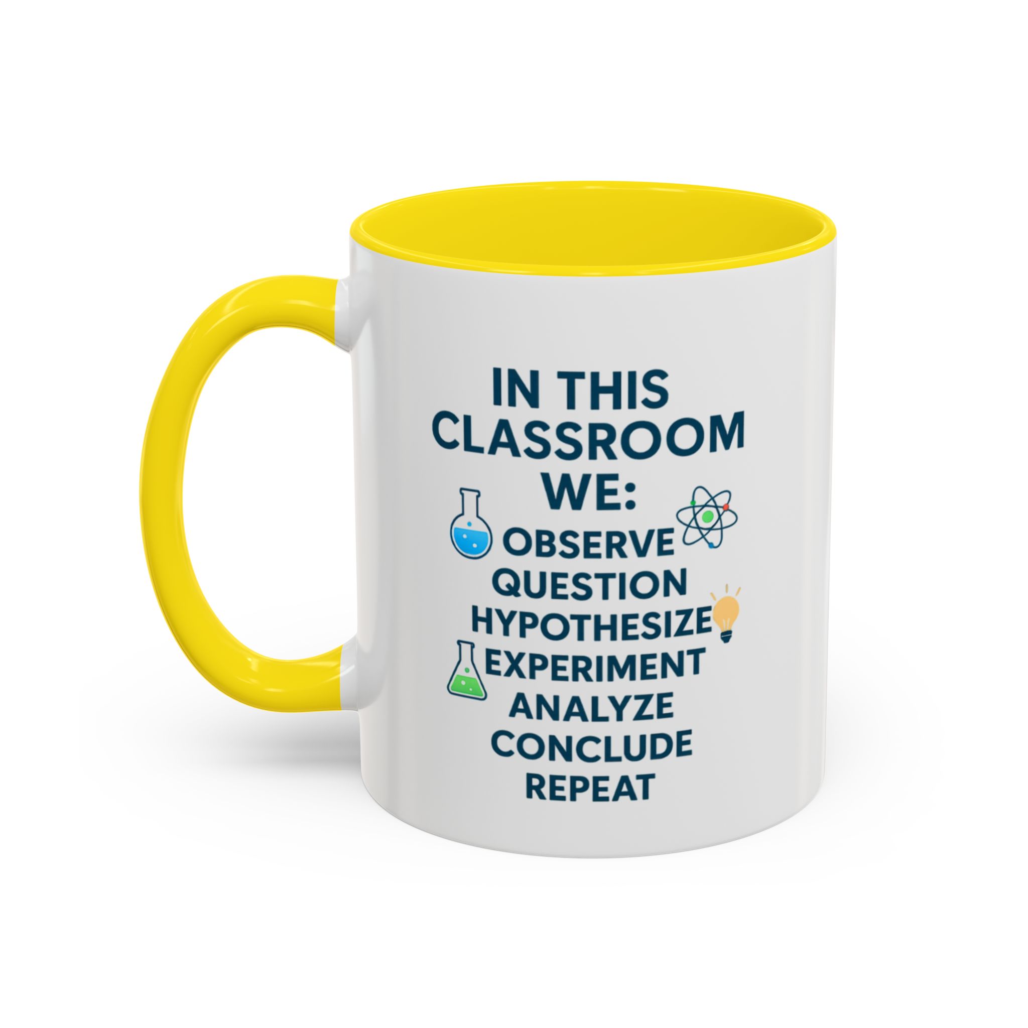 Science Teacher Motivational Coffee Mug, STEM Educator Gift, Classroom Vibes, Teacher Appreciation Week, Lab Icons - Image 13