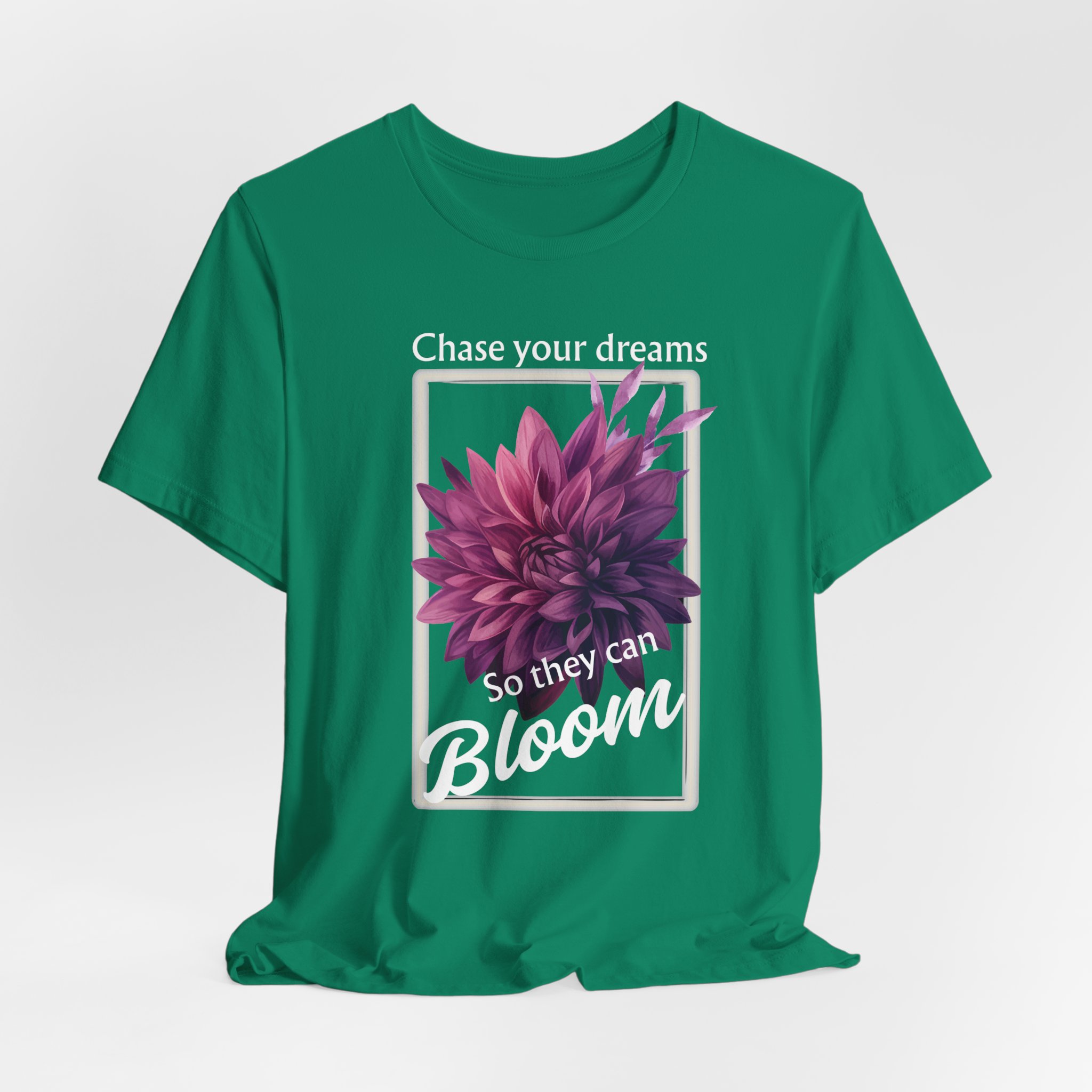 Chase Your Dreams Shirt, Motivational Unisex T-Shirt, Gift for Garden Lovers, Positive Vibes Apparel - Image 22
