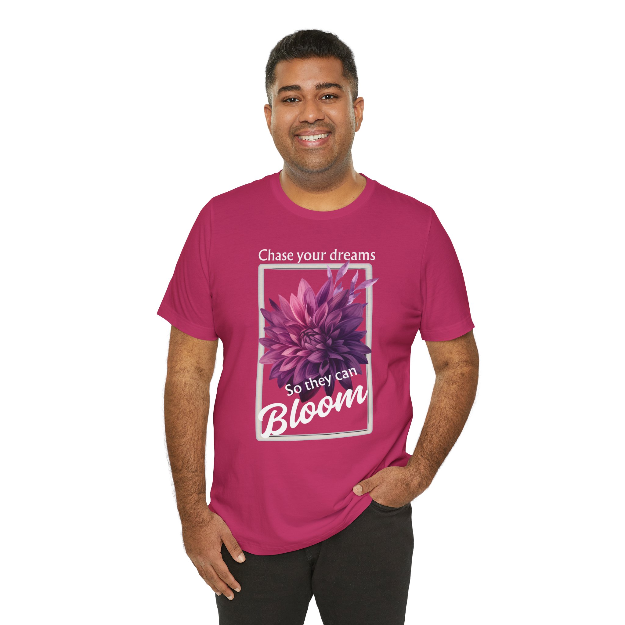 Chase Your Dreams Shirt, Motivational Unisex T-Shirt, Gift for Garden Lovers, Positive Vibes Apparel - Image 40