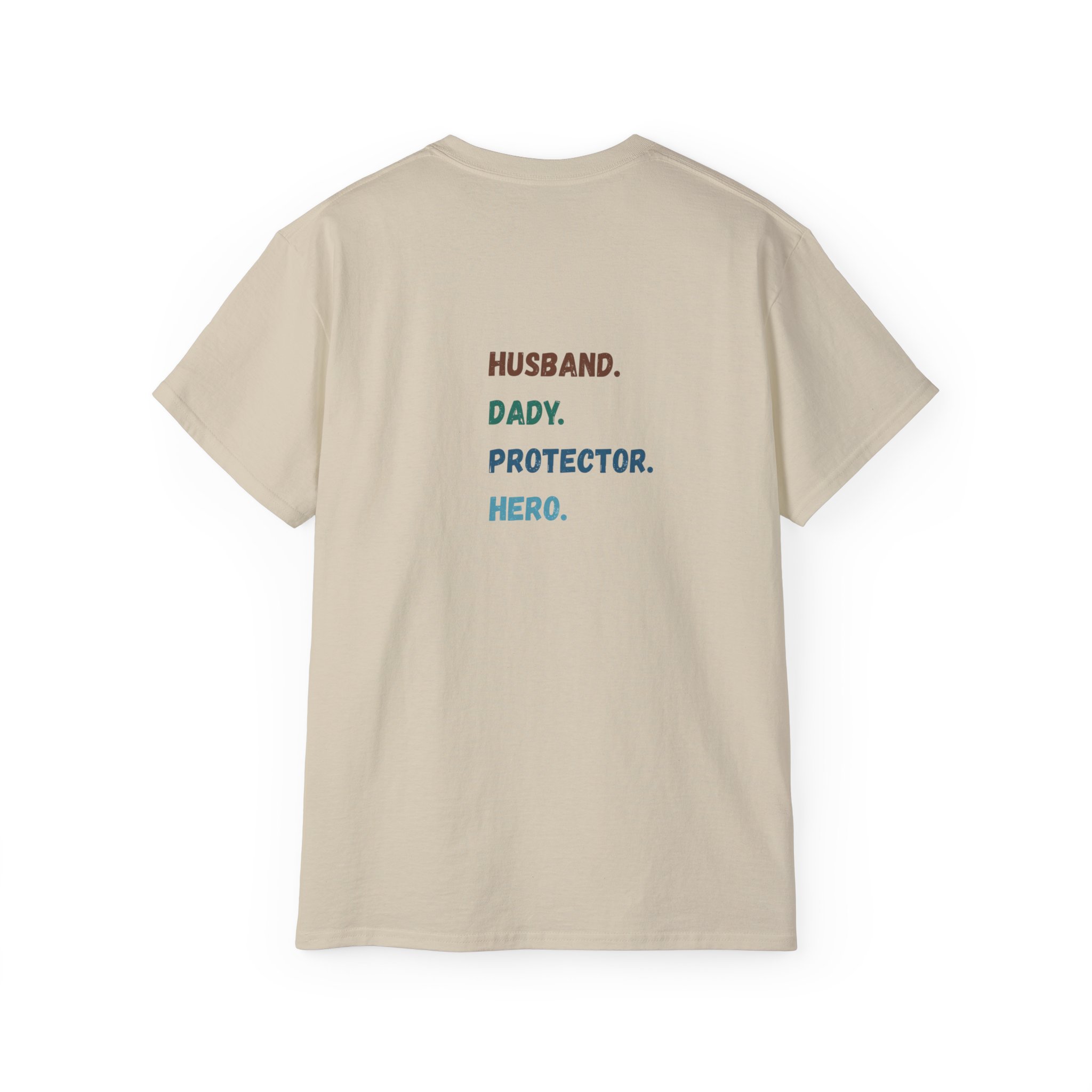 Dad Protector Hero Tee - Unisex Gildan Cotton Shirt - Image 15