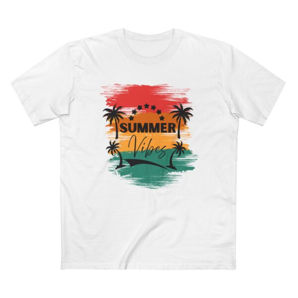 Premium Uniform-Grade Tee – AS Colour Staple | Summer Vibes Tropical Shirt