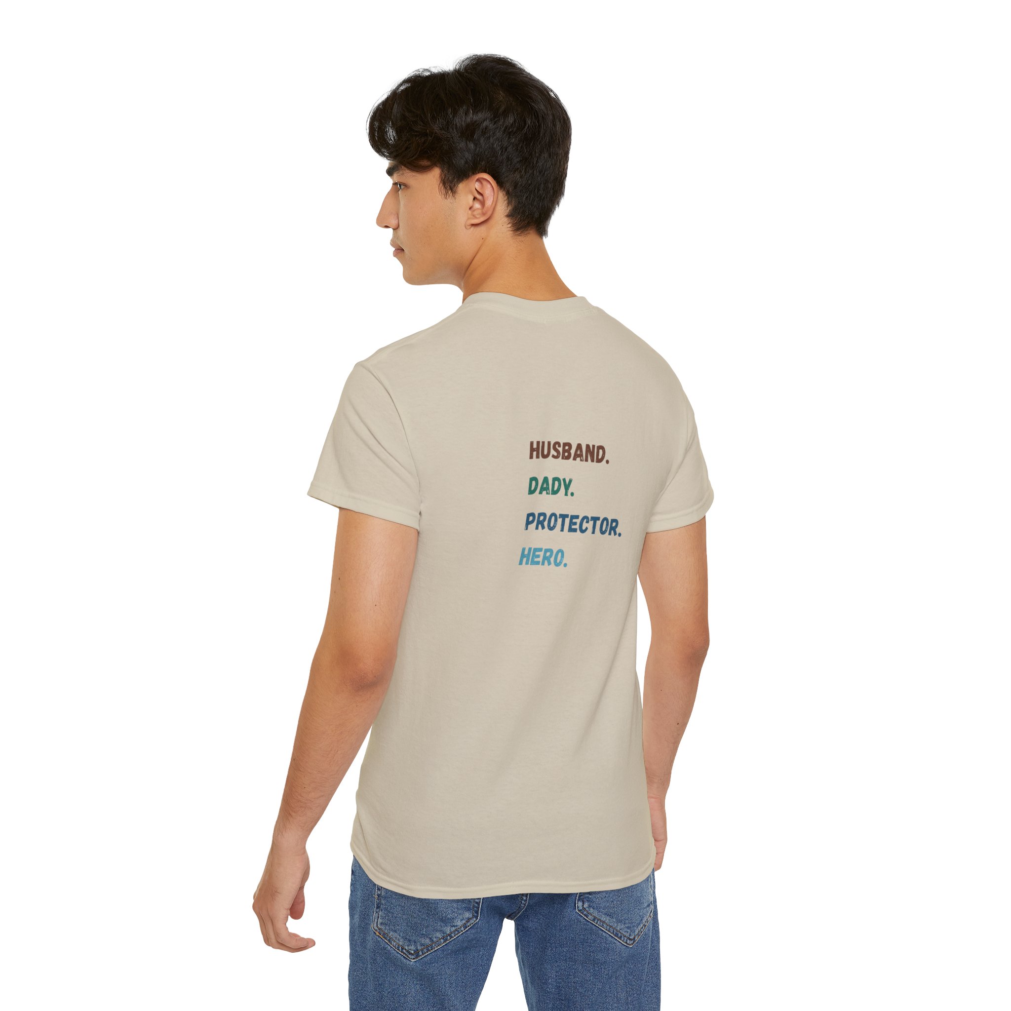 Dad Protector Hero Tee - Unisex Gildan Cotton Shirt - Image 18