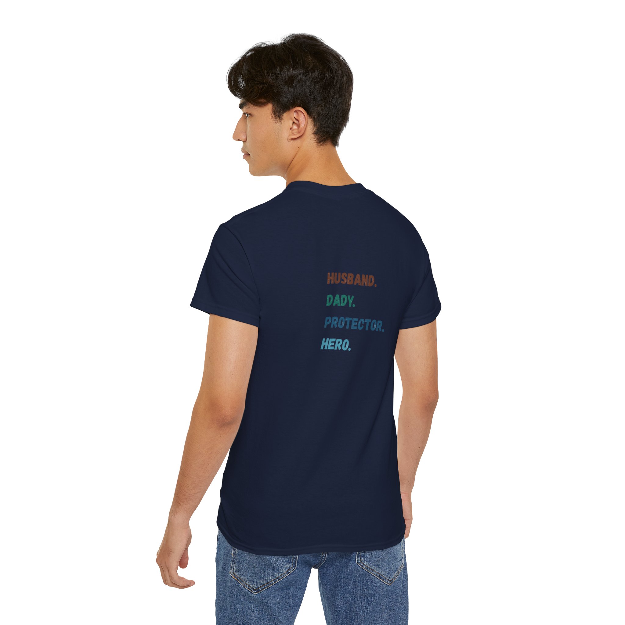 Dad Protector Hero Tee - Unisex Gildan Cotton Shirt - Image 33