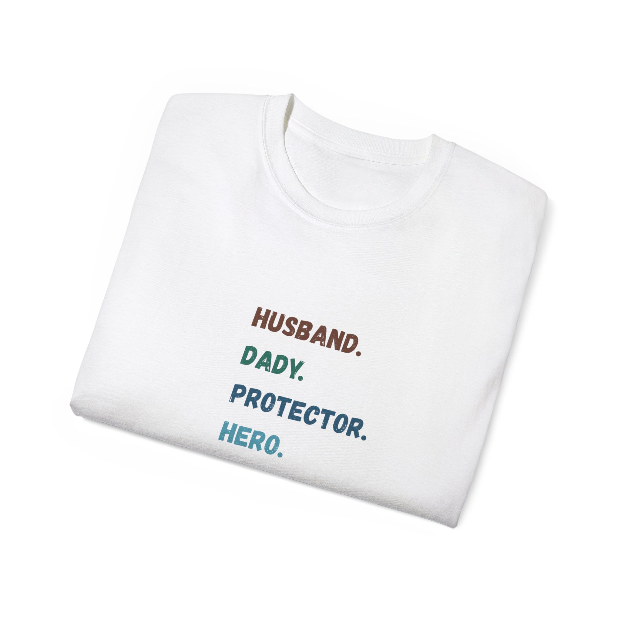 Dad Protector Hero Tee - Unisex Gildan Cotton Shirt - Image 2