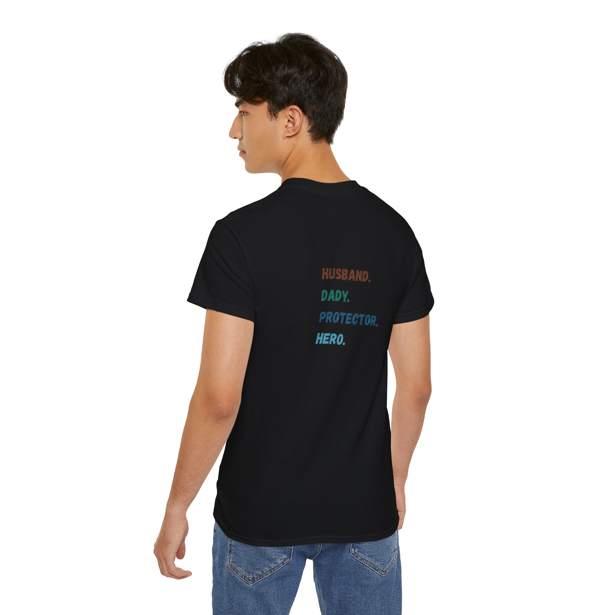 Dad Protector Hero Tee - Unisex Gildan Cotton Shirt - Image 13