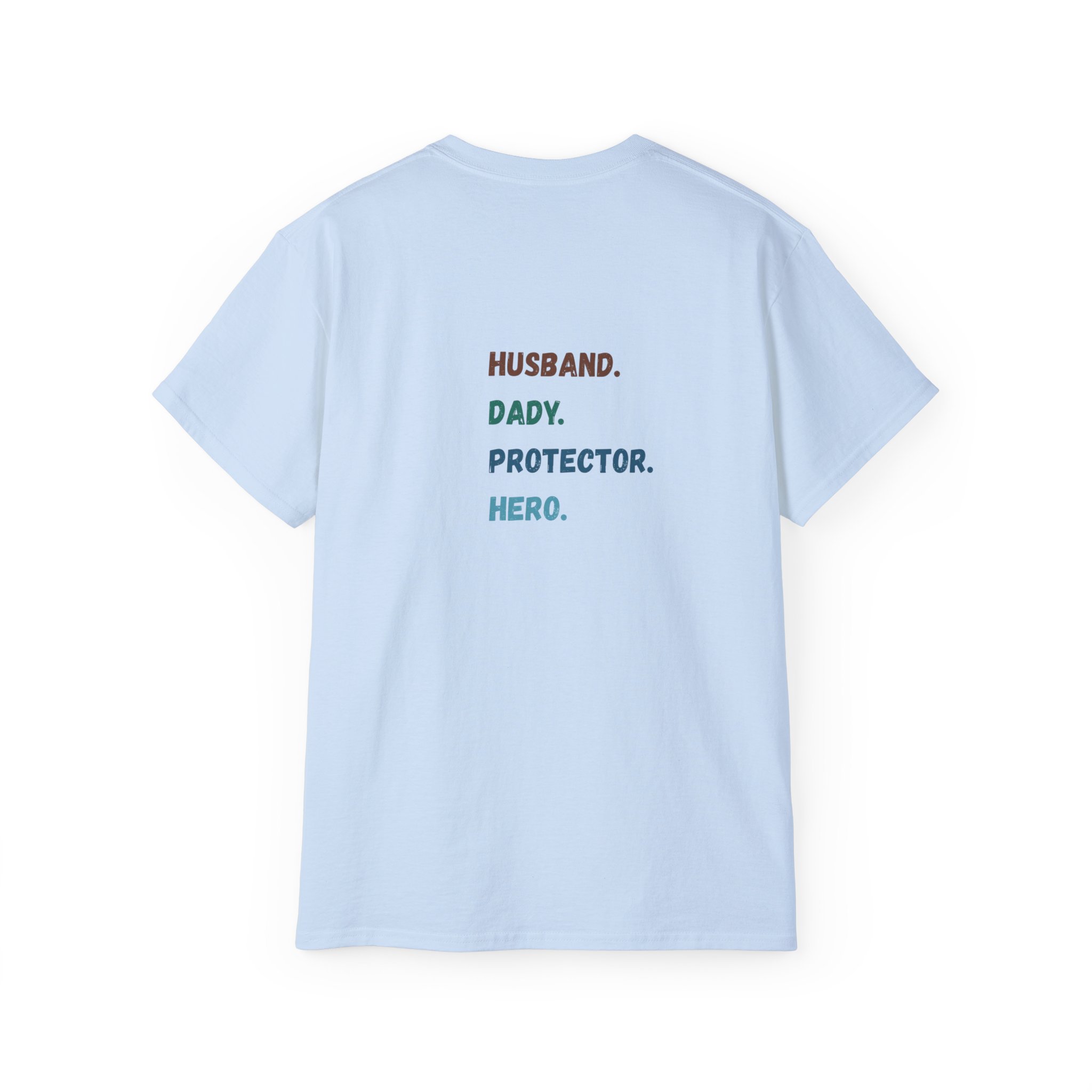 Dad Protector Hero Tee - Unisex Gildan Cotton Shirt - Image 25