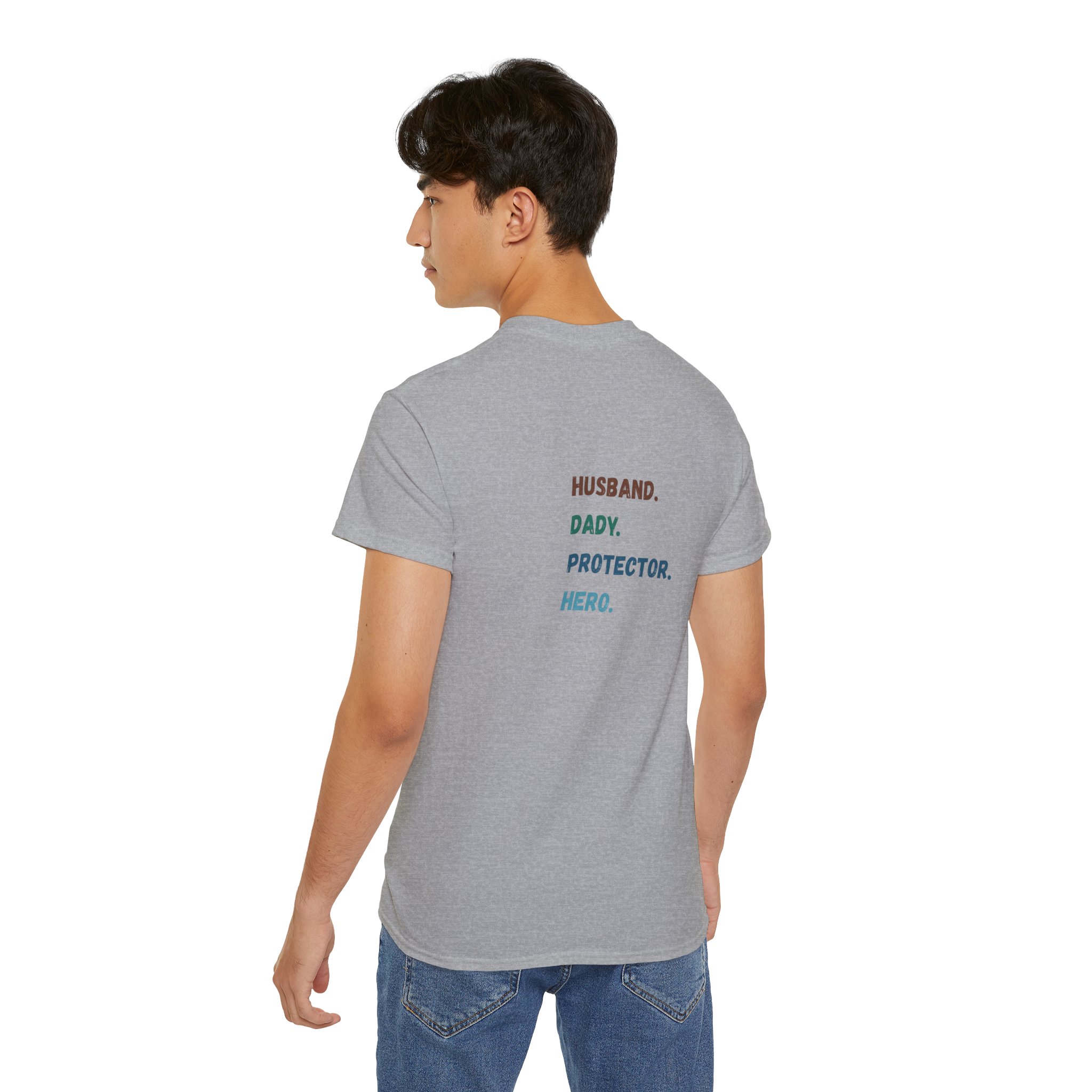 Dad Protector Hero Tee - Unisex Gildan Cotton Shirt - Image 23