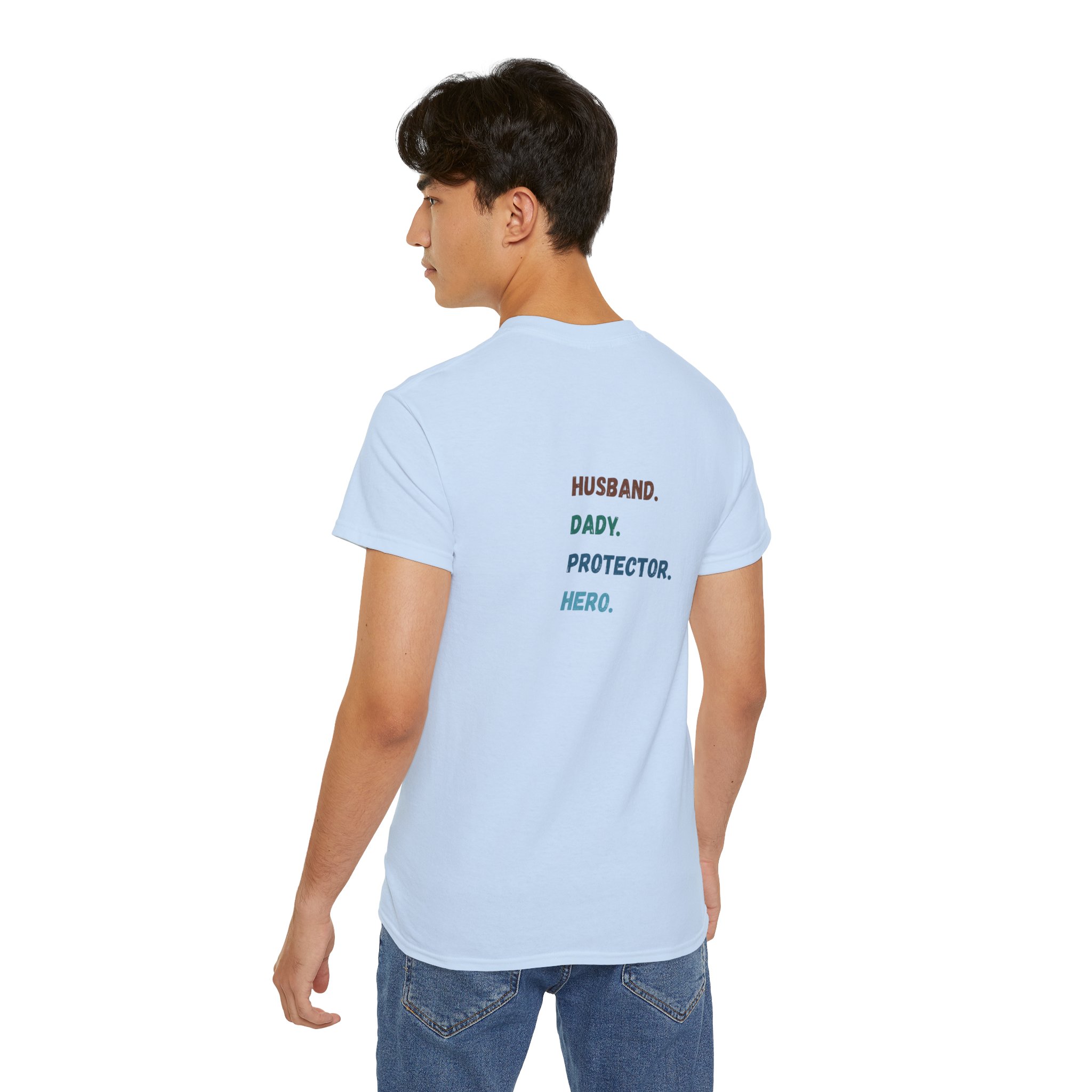 Dad Protector Hero Tee - Unisex Gildan Cotton Shirt - Image 28