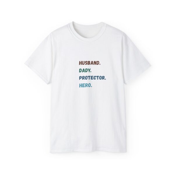Dad Protector Hero Tee - Unisex Gildan Cotton Shirt