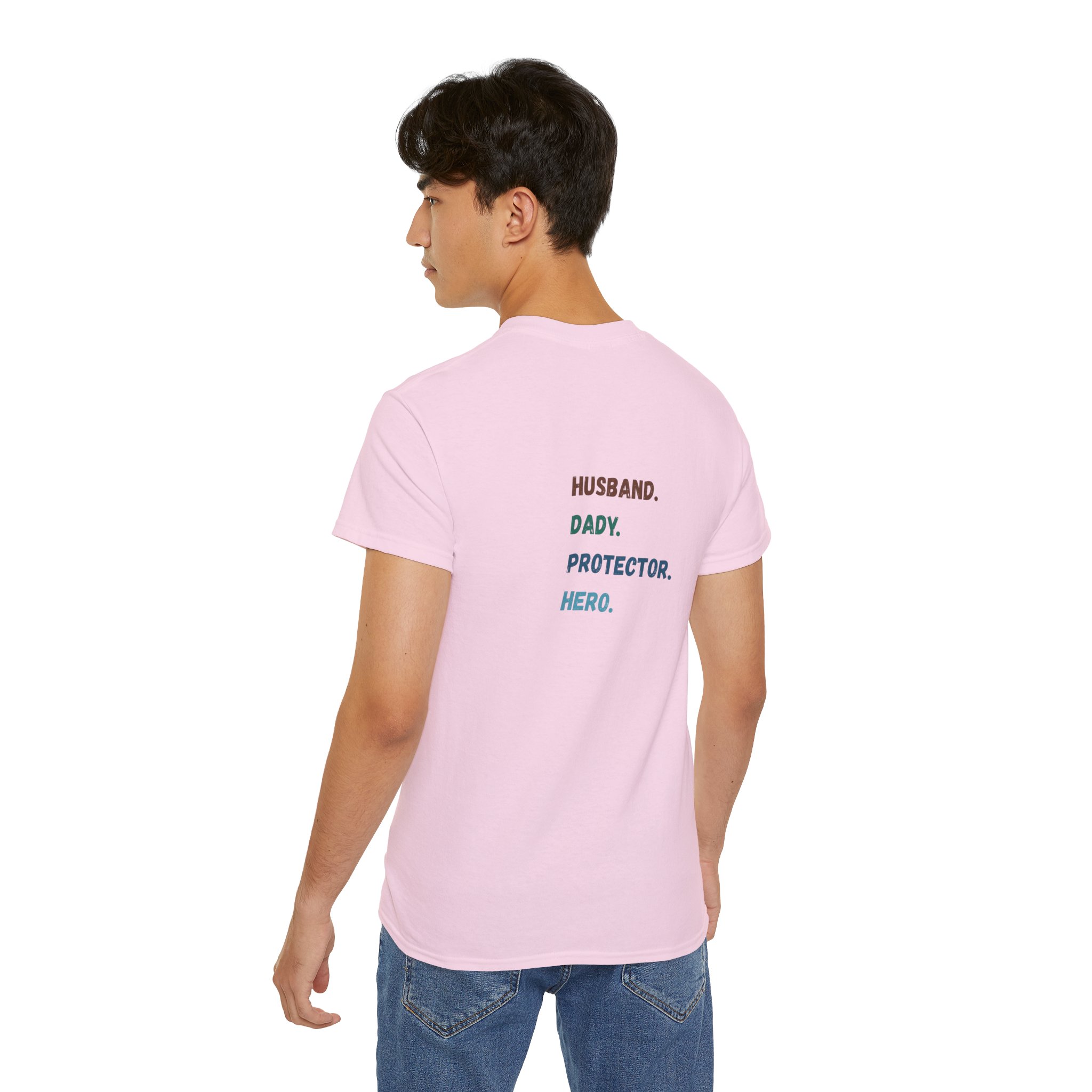 Dad Protector Hero Tee - Unisex Gildan Cotton Shirt - Image 38