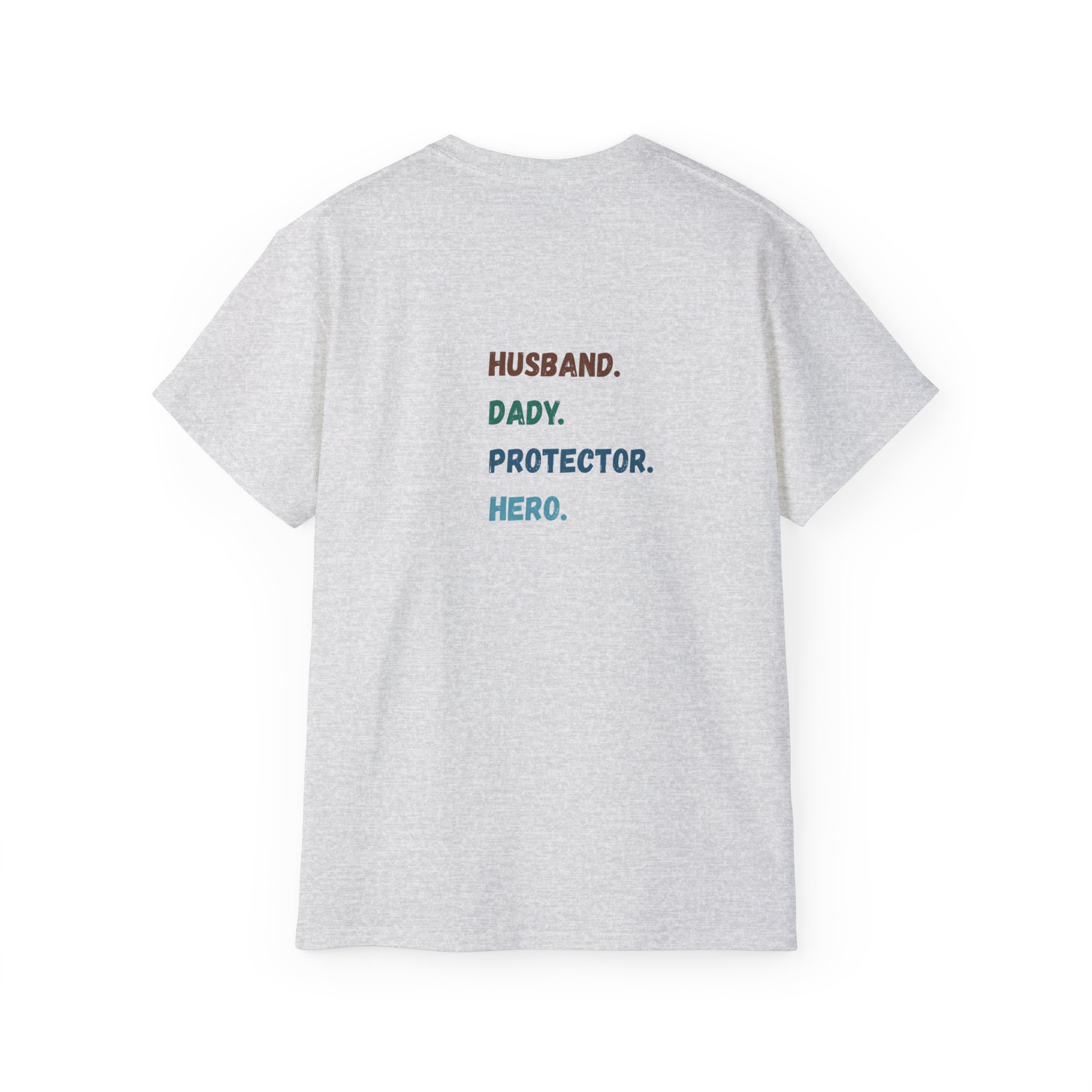 Dad Protector Hero Tee - Unisex Gildan Cotton Shirt - Image 6